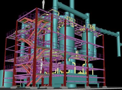 3D model of the site