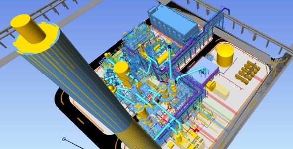 3D model overviewing the entire site